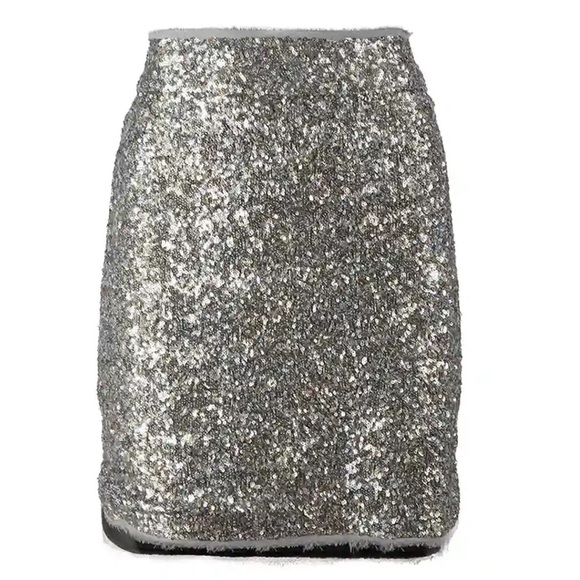 ZADIG & VOLTAIREJasmina Paillettes Deluxe Sequin Mini Skirt Size 4